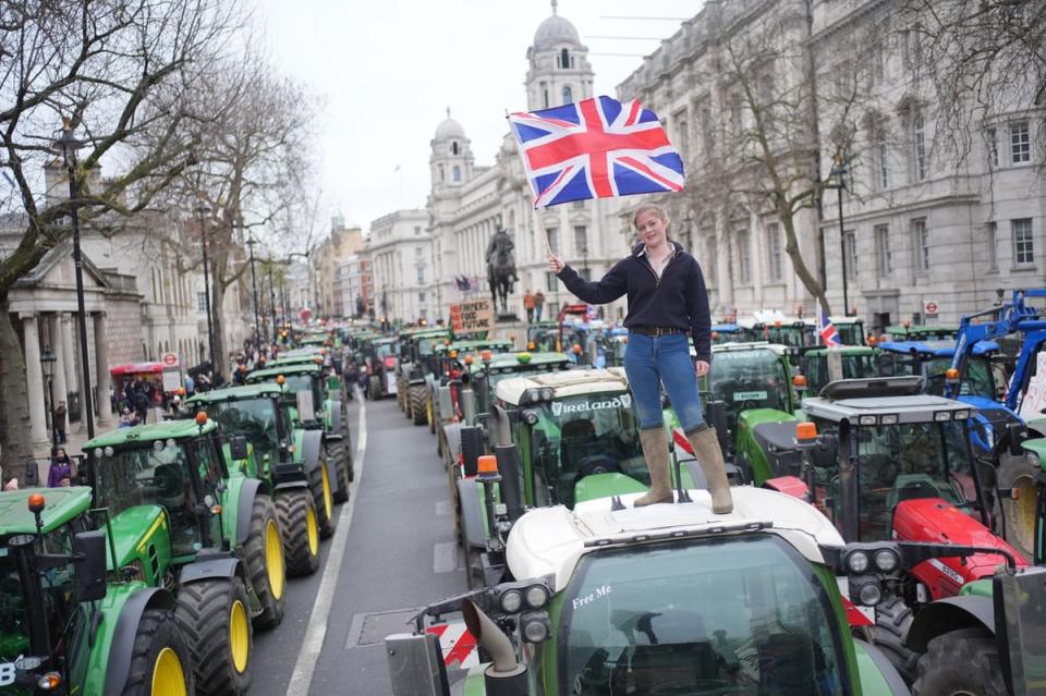 Protest against inheritance tax changes