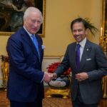 Brunei Sultan meets with King Charles III in London