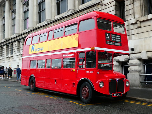 The Londoner Buses RML 887 202 UXJ On Route A At Waterloo Station