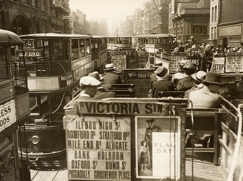 Aldgate terminus, London,  c1920