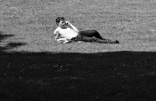 Londoner on fine day